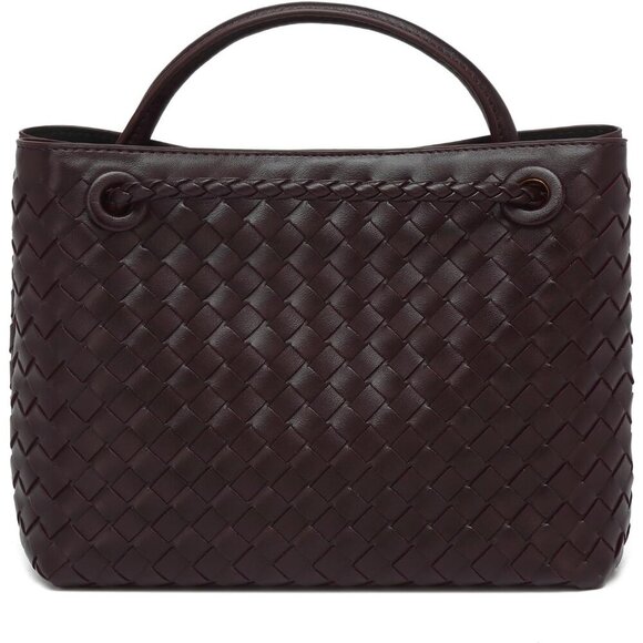 Handwoven Handbag Crossbody Tote Pu Leather Women Versatile Fashion Accessory